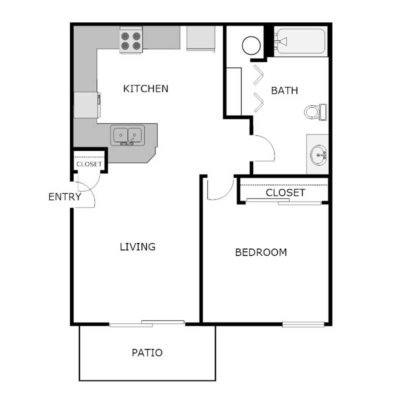 Floor Plans - Biscayne Apartments - Racine, Wisconsin - A PRE/3 Property